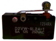D2VW-5L2A-1 Микровыключатель 5 A Роликовый рычаг 1 переключающий (CO)