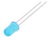 L-7113QBDL-D, LED; 5мм; голубой; 600-1000мкд; 20°; Поверхность: выпуклая, Kingbright