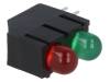 L-1503EB/1I1GD LED; в корпусе; красный/зеленый; 5мм; Кол-во диод: 1; 10мА; 60°