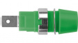 SAB 7560 NI / GN Safety Socket diam. 4 mm green CAT III N/
