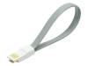 CU0089 Кабель; USB 2.0; вилка USB A, вилка micro USB B; позолота; 22мм