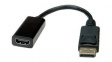 12993138 Video Cable Adapter, DisplayPort Plug - HDMI Socket 150mm