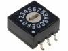 ERD116RMZ-SMD, Кодирующий переключатель; HEX/BCD; Положения:16; SMT; 0,1A/50ВDC, ECE