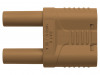 SKURZ 6100 / 19-4 IG 2MB NI / BR, Соединительный мост; гнездо "банан" 4мм,2 вилки "банан" 4мм, Schutzinger