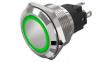 82-6151.2133 Illuminated Pushbutton 1CO, IP65/IP67, LED, Green, Maintained Function