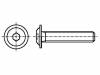 M6X16/BN11252 Винт; с юбкой; M6x16; Головка: сферическая; сталь; черненые