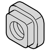 24560-140 [100 шт], Square nuts M4 PU=100 ST, Schroff