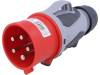 70253-6TT, Разъем: питания AC, трехфазный; вилка; "папа"; 32А; 400ВAC; IP44, PC Electric