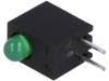 L-710A8CB/1GD, LED; в корпусе; Кол-во диод:1; 3мм; THT; зеленый; 8-25мкд; 40°, Kingbright