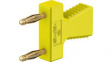 63.9354-24 Jumper Plug 2mm Yellow 10A 70V Gold-Plated