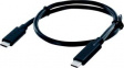 1310-1042-03 USB-C Connecting Cable 1.5m Black