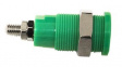 BU-P72930-5 Banana Plug, Green, 36A, 1kV, Gold