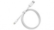 78-52526 Cable, USB-A Plug - Apple Lightning, 1m, USB 2.0, White