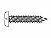 M2.9X22/BN941 Винт; 2,9x22; Головка: цилиндрическая; прямой; сталь; цинк; BN:941