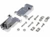 DS1046-09C1S1, Корпус: для разъемов D-Sub; D-Sub HD 15pin, D-sub 9pin; прямой, CONNFLY