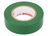 PLH-N10-19-20/GR, Лента: электроизоляционная; W:19мм; L:20м; D:0,13мм; зеленый; 200%, PLYMOUTH