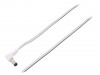 DC.CAB.2302.0300, Кабель; провода,вилка DC 5,5/2,1; угловой; 0,5мм2; белый; 3м, BQ CABLE (TME brand)
