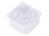 FA15232 ROSE-MRK-M, Линза для LED; квадратная; Мат-л: поликарбонат; прозрачный; 45°, LEDIL