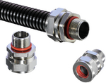MPNK-M329, Metal fittingNW29 M32 x 1.5 silver straight, PMA AG (Cable protection)