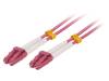 FP4LC15, Разъем: световодный; patchcord; с обеих сторон, LC; на защелки, LOGILINK