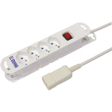 20 201234 S 9873, Outlet Strip, 4xJ (T13), 3 m, Steffen