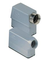 CZAOT 15.5 L, hoods for single lever, with 2 pegs, side entry, high construction, 3/4'' NPT, ILME