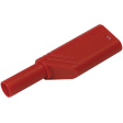 LAS S WS ROT / RED Безопасные штекеры ø 4 mm красный