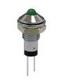 RND 210-00680, LED Indicator, Green, 6.2mm, 2VDC, PCB Pins, RND Components