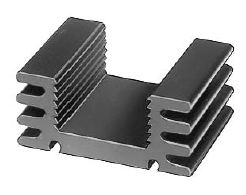 KL-205/50,8/SW/V, Радиатор: штампованный; U; черный; L: 50,8мм; W: 32мм; H: 14мм; 7°C/Вт, Seifert electronic