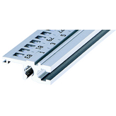 34560-442, Rear long lip rail, Aluminium, Schroff
