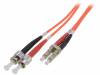 DK-2531-05, Световодный патч-корд; OM2; LC/PC, ST/PC; 5м; LSZH; Цвет: оранжевый, DIGITUS
