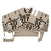 1770360000, ZDU 4-2/3AN terminal block beige 0.5...6 mm2, Weidmuller