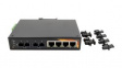 EX-6203 Industrial Fast Ethernet Switch, 6 Ports (4x RJ45, 2x SC / ST) IP30 12 ... 48V
