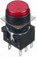 LB1L-M1T64R Кнопочный переключатель с подсветкой 2CO 5 A 30 В / 125 В / 250 В IP65