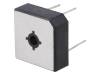 BR158W, Однофазный выпрямительный мост; Urmax:800В; If:15А; Ifsm:300А, DC COMPONENTS