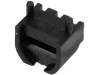 FIX-LEK-508 Корпус LED; 5мм; полиамид; угловой; 3 PIN; черный; UL94V-2; H:6мм