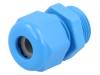 1.209.1102.15 Кабельный ввод; PG11; IP68; Мат-л: полиамид; синий; Серия: HSK-K