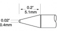 UFTC-7CN04 Soldering Tip Conical / Long Reach 390 °C