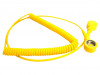 HR000006 Спиральный провод заземления; ESD; желтый; 1МОм; 1,8м