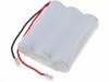 ACCU-R6/3 Re-battery: Ni-Cd; AA; 3.6V; 1000mAh; Leads: JST connector