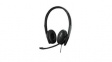 1000219 Headset, ADAPT 100, Stereo, On-Ear, 20kHz, USB, Black
