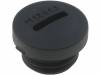 MSP-12, Заглушка; M12; Мат-л: полиамид; черный, Kai Suh Suh (KSS)