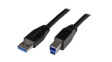 USB3SAB1M USB Cable USB-A Plug - USB-B Plug 1m USB 3.0 Black