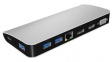 IB-DK2303-C USB Type-C Docking Station 3.5 mm Socket/DisplayPort/HDMI/RJ-45/USB-A Female/USB