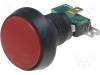 VAQ-9-10-12-R Переключатель: кнопочный; 1; SPDT; 10A/250ВAC; красный; LED 12V DC