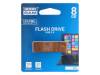 UEC2-0080N0R11, Флешка; USB 2.0; 8ГБ; коричневый; Считывание:20МБ/с; Запись:5МБ/с, GOODRAM