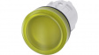 3SU10016AA300AA0 SIRIUS Act Indicator Lamp Front Element Plastic, Yellow
