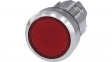 3SU1051-0AB20-0AA0 SIRIUS ACT Illuminated Push-Button front element Metal, glossy, red
