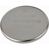 CR2430.IB, Button cell battery,&nbsp;&nbsp;Lithium Manganese Dioxide, 3 V, 285 mA, Renata