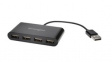 K39120EU USB Hub, 4x USB A Socket - USB A Plug